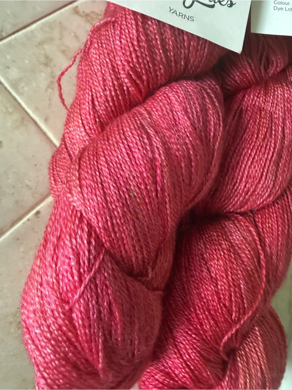 Fyberspates Luxury Yarn - Two Strawberry Pink Hanks